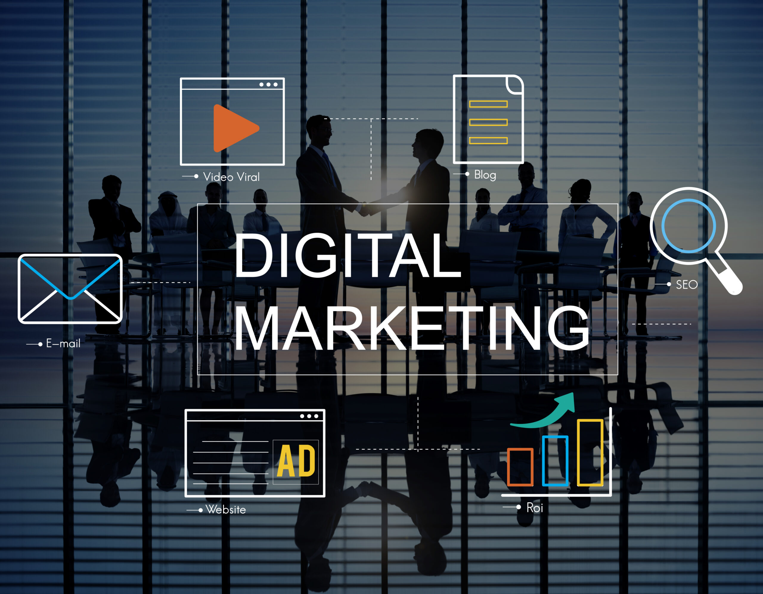 Show how digital marketing supports businesses